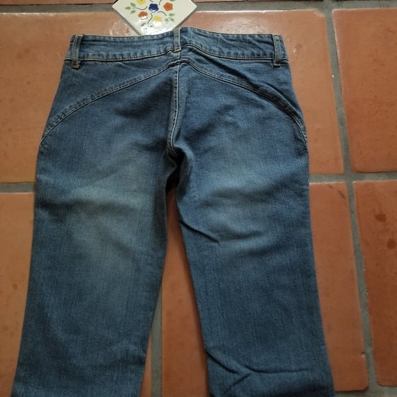 Y2K Campus Crew Medium/Light Wash No Back Pocket Flare Jean - Picture 2 of 12